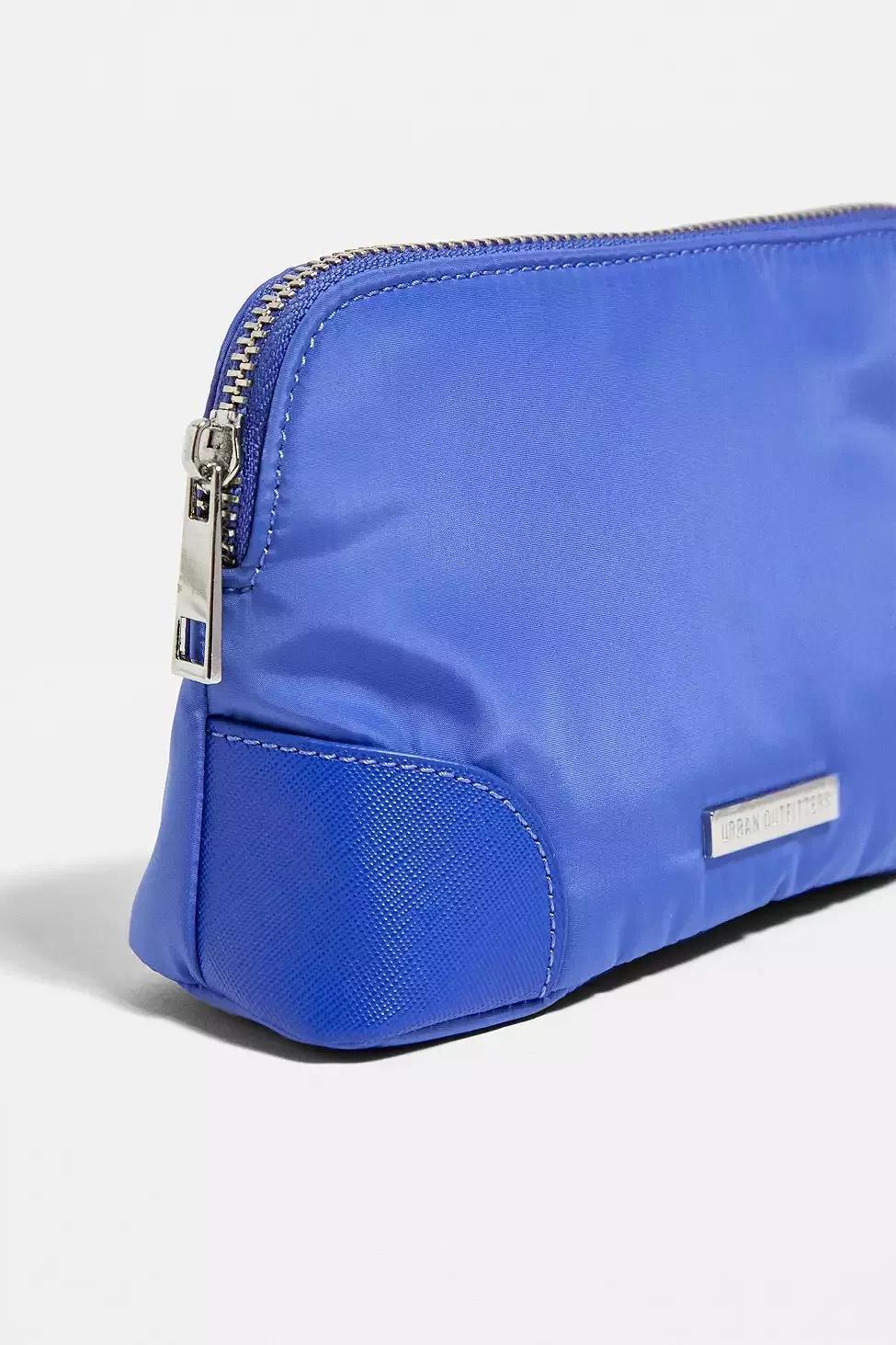 Blue Reinforced Corner Makeup Bag, Women, , large image number 2