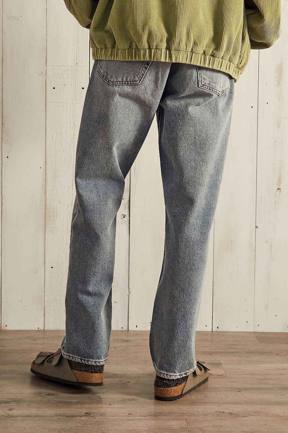 Blue Bdg Organic Light Wash Relaxed Dad Fit Jeans, , large image number 2