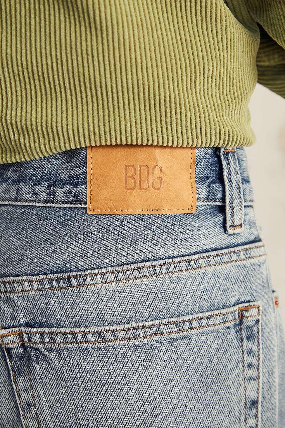 Blue Bdg Organic Light Wash Relaxed Dad Fit Jeans, , large image number 3