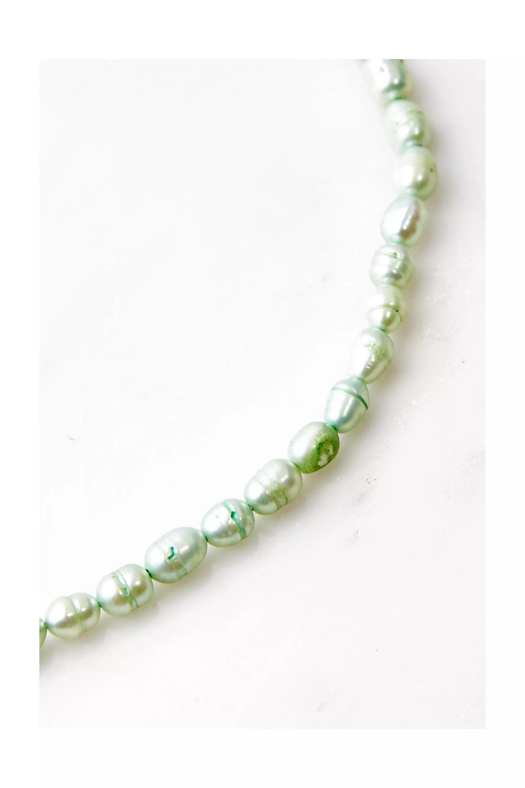 Green Pearl Necklace, GRN, large image number 1