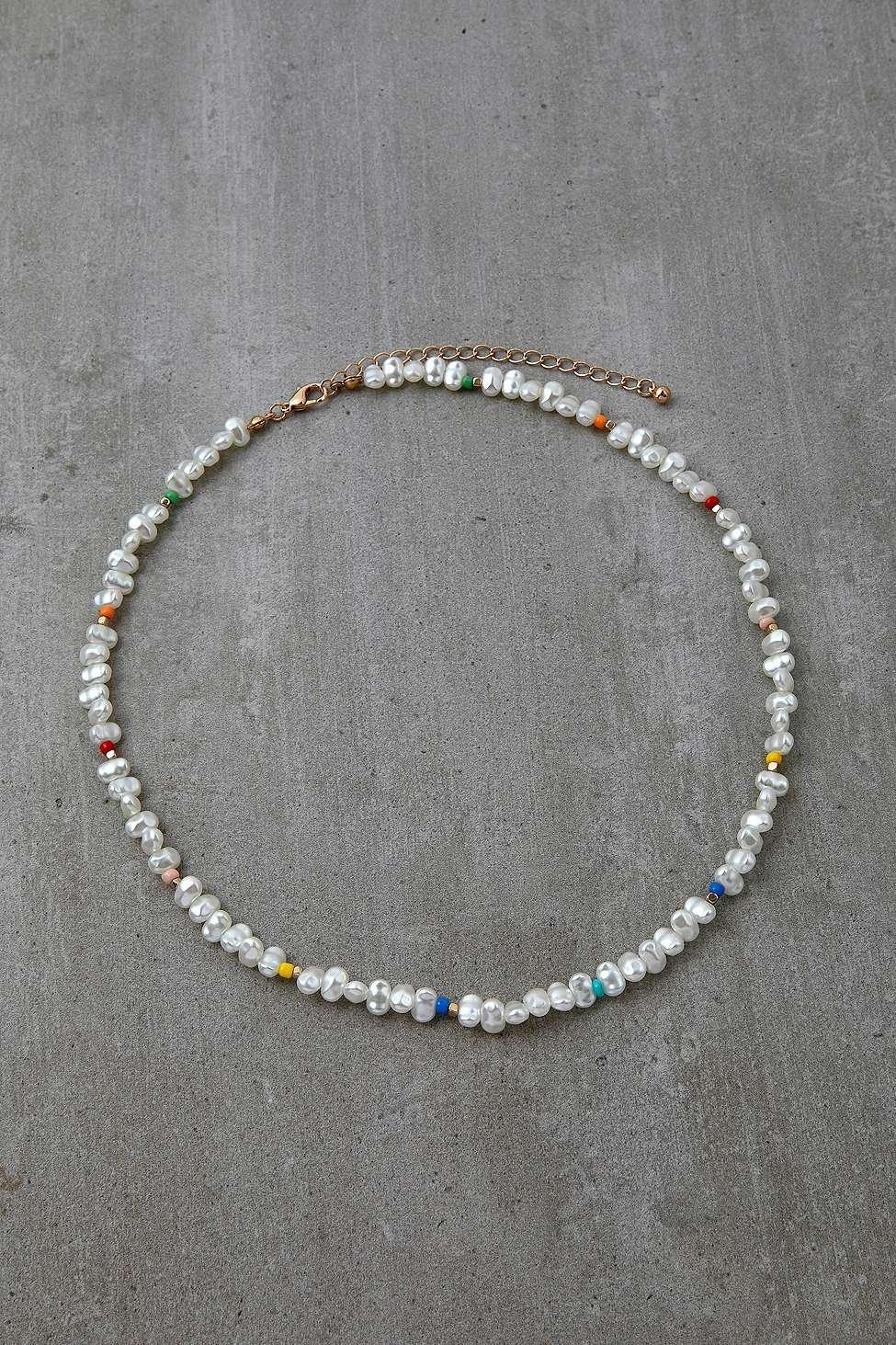 Faux-Pearl Necklace, , large image number 0