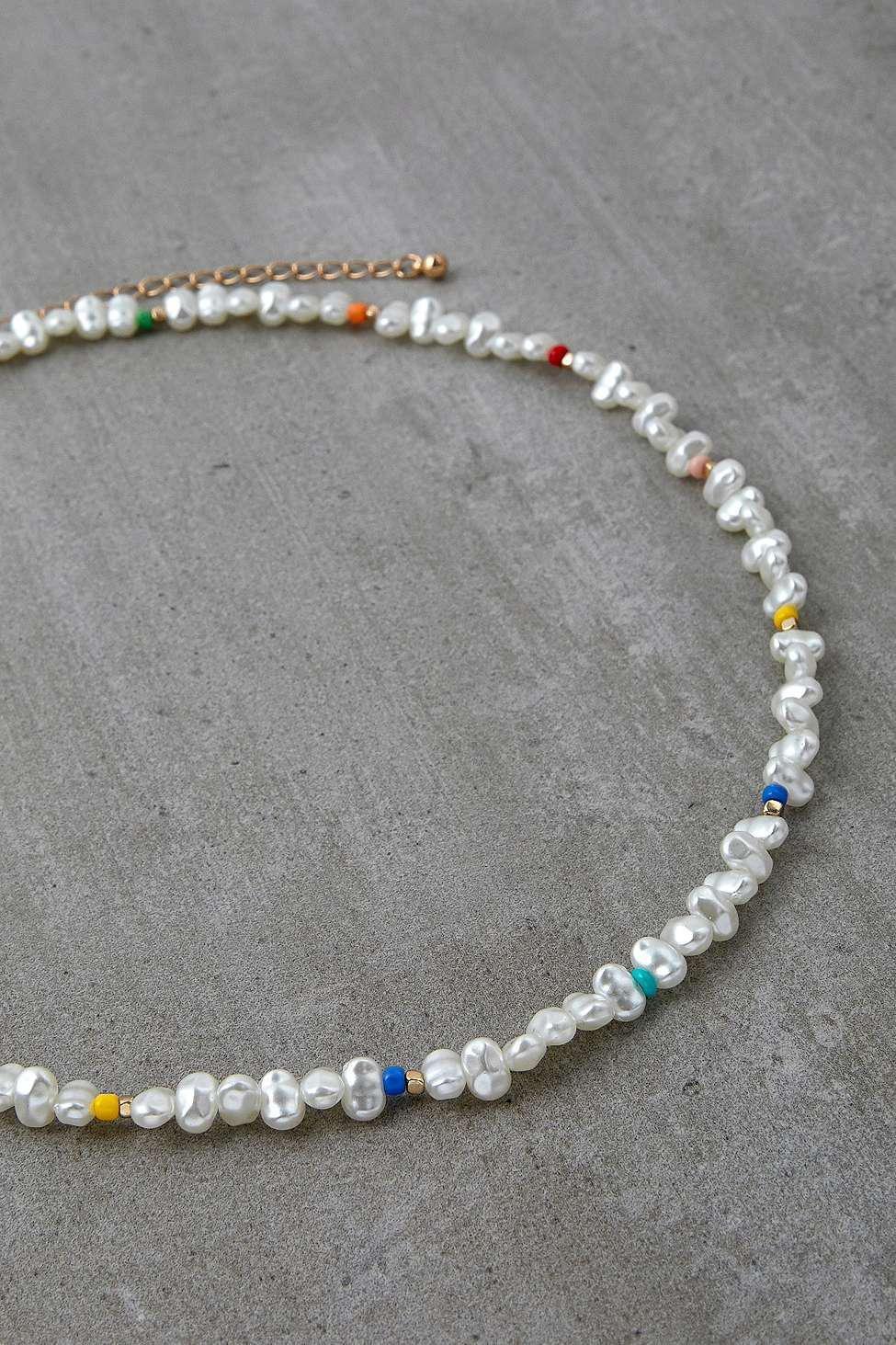 Faux-Pearl Necklace, , large image number 1