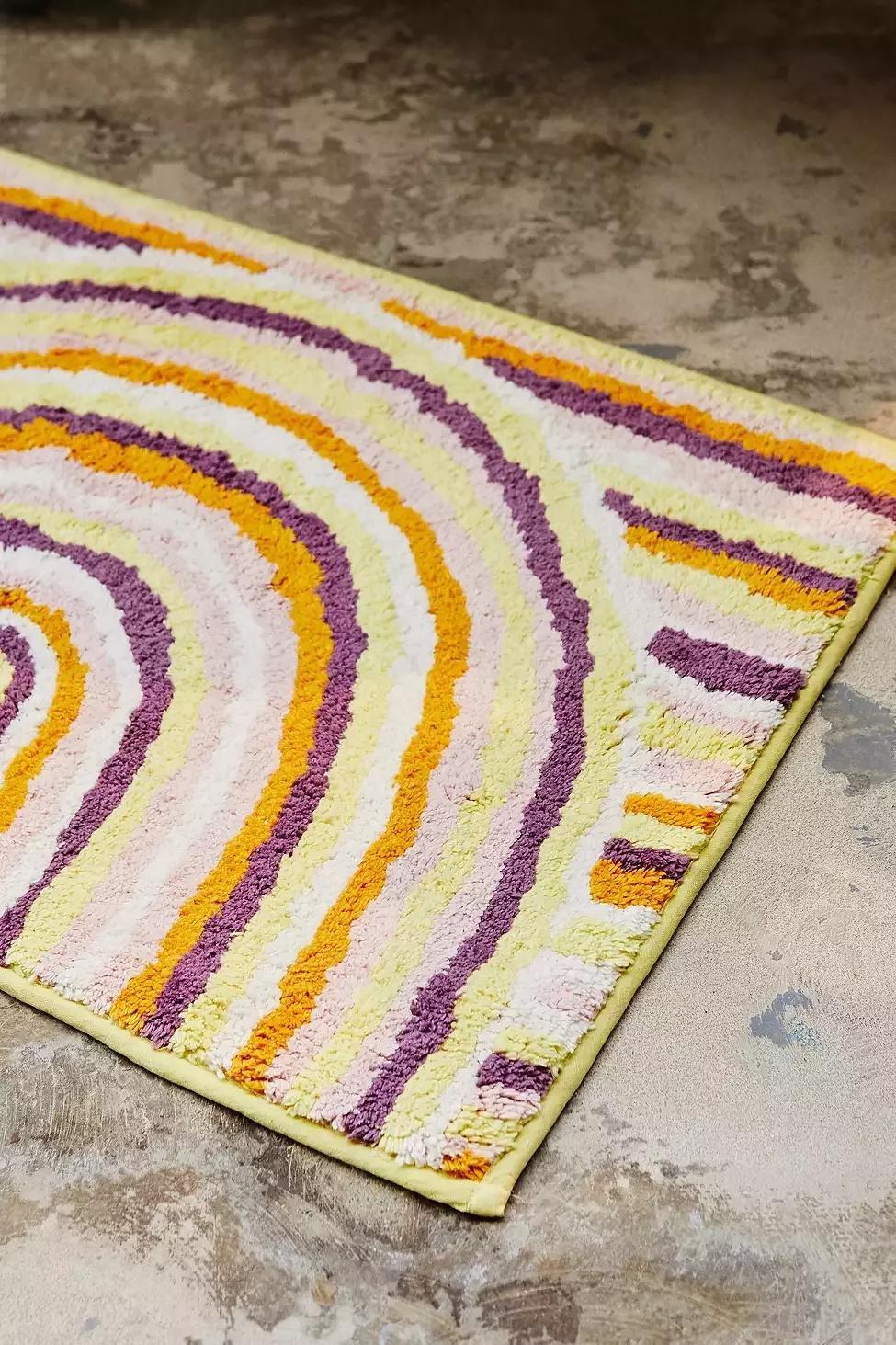 ASSORT Rainbow Arc Bath Mat, , large image number 1