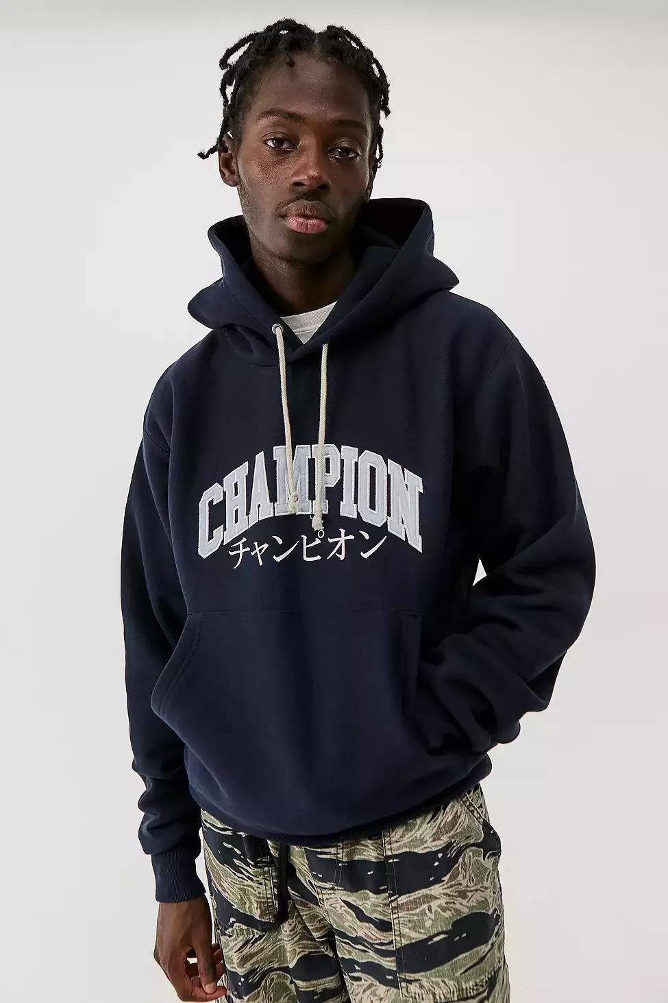 Urban outfitters sale black champion hoodie