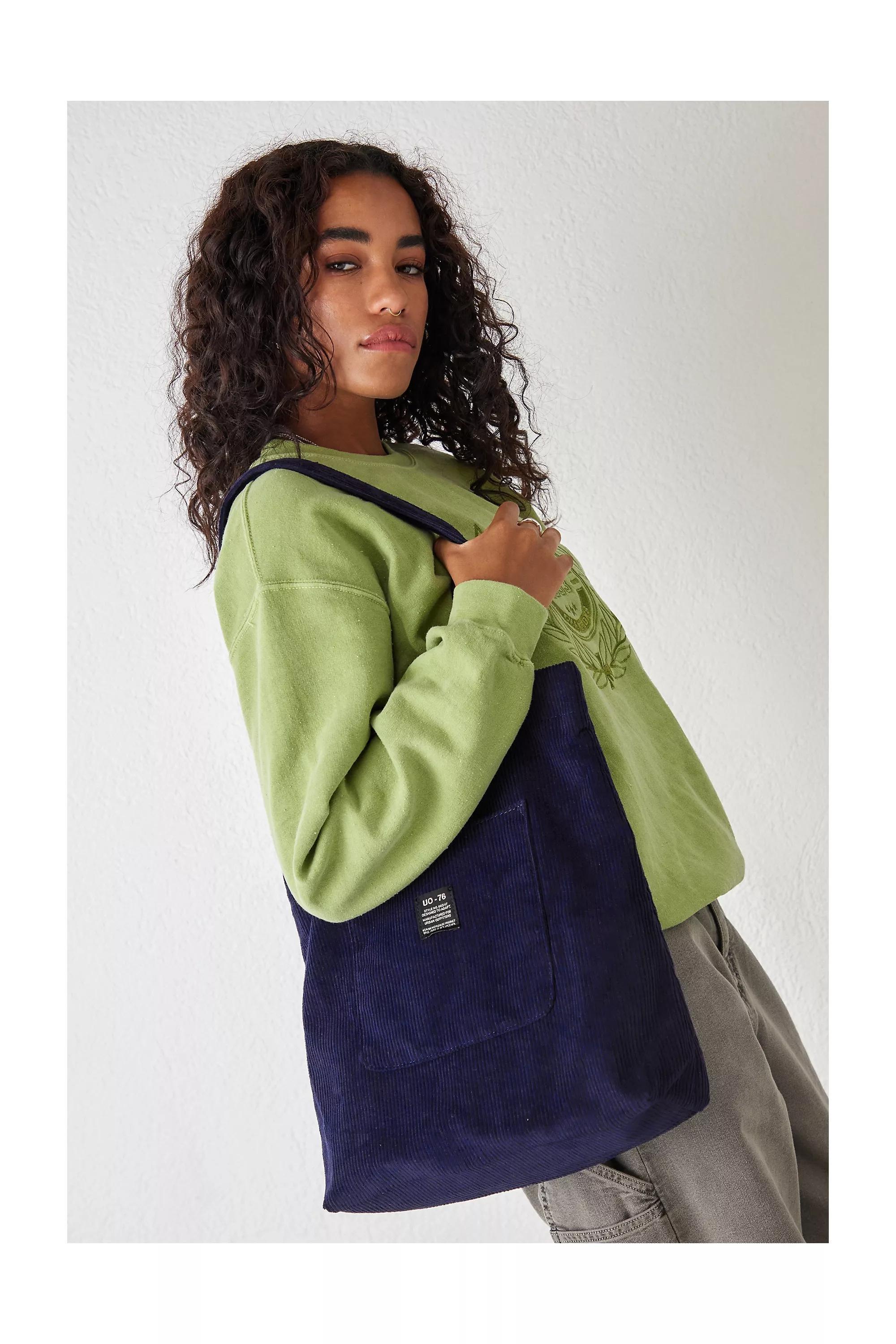 Urban Outfitters Uo Corduroy Pocket Tote Bag in Green