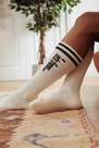 Urban Outfitters - Ivory iets frans... Football Socks, Women