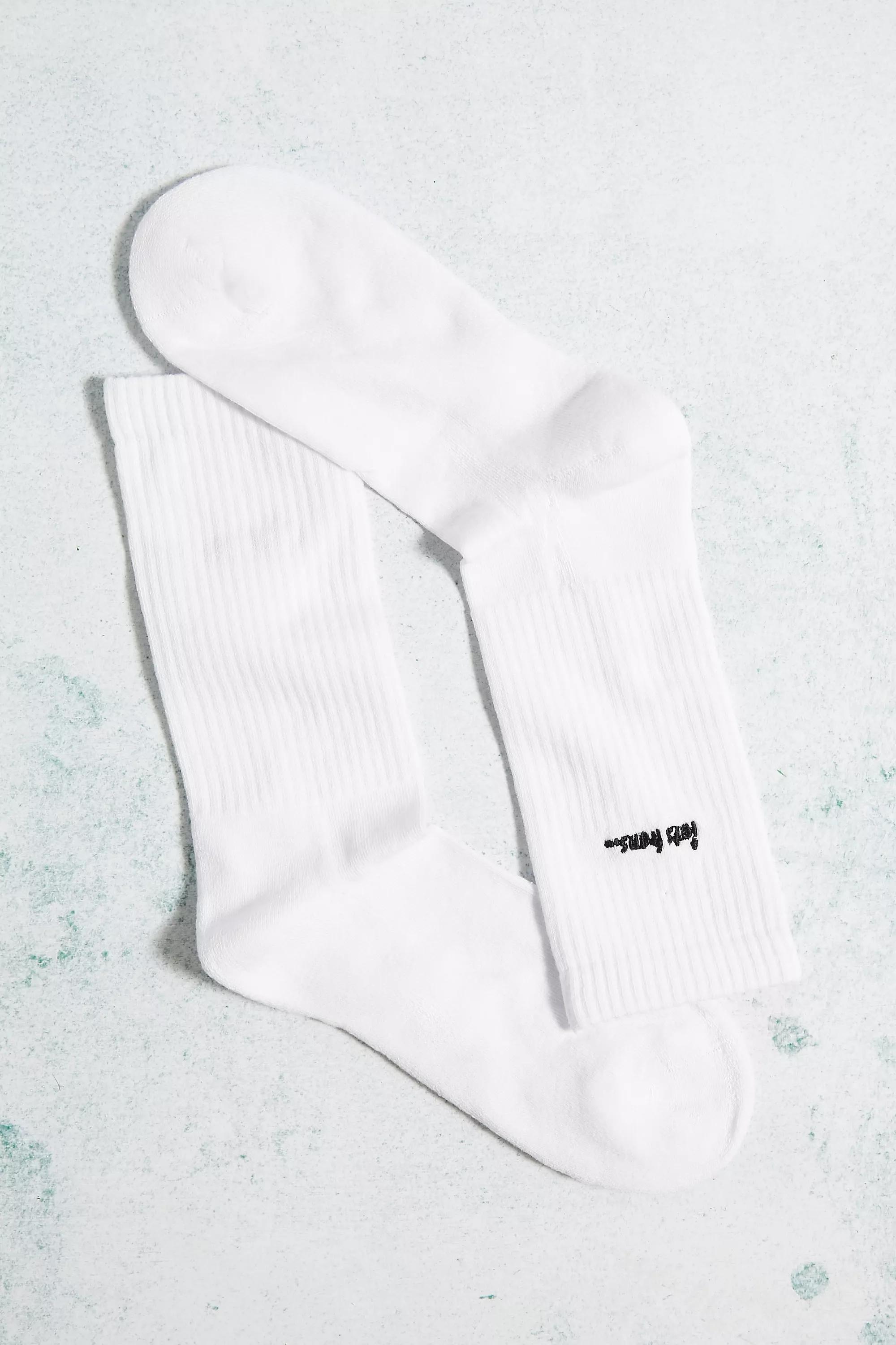 White Iets Frans... Ivory Crew Socks, , medium