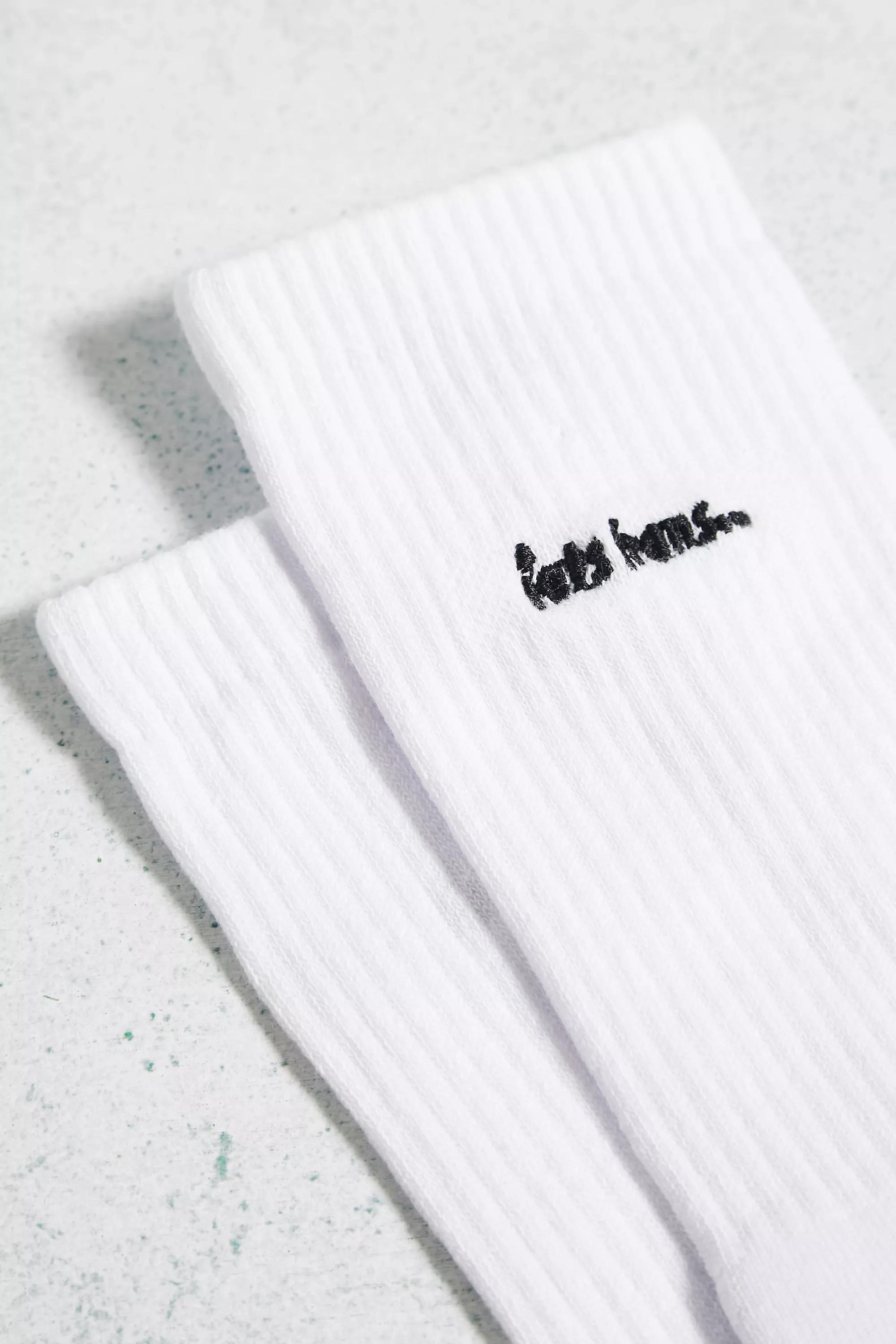 White Iets Frans... Ivory Crew Socks, WHT, large image number 2