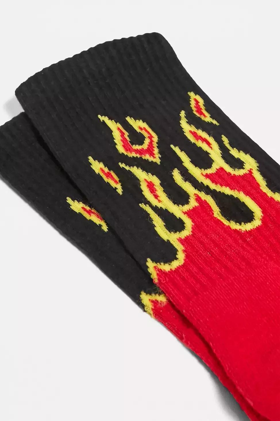 Assorted UO Red Flame Socks, , large image number 1