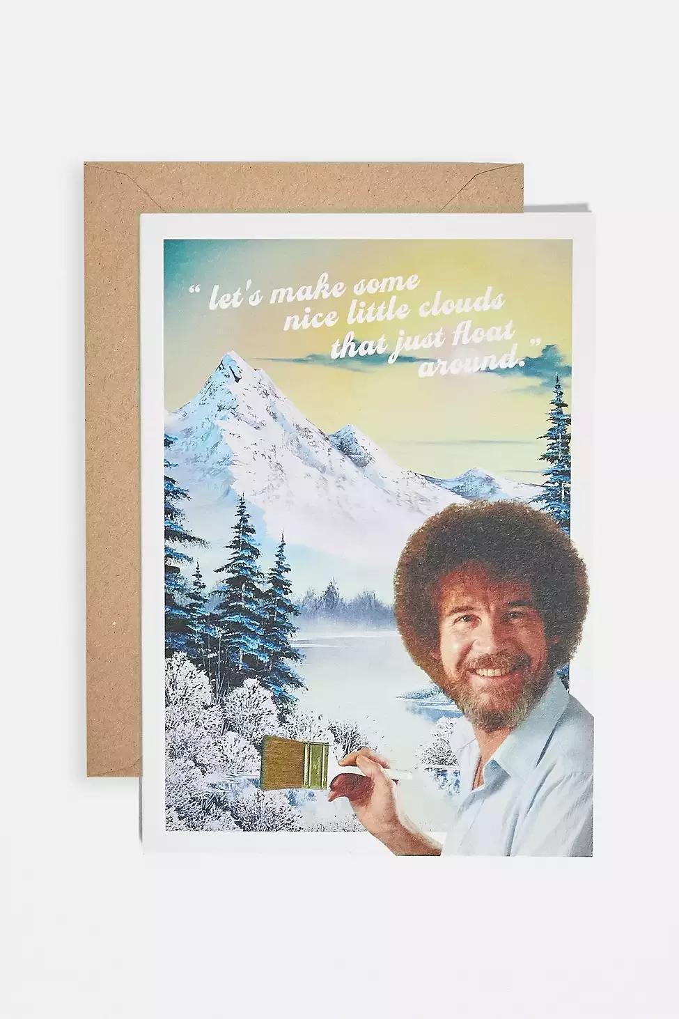 Assorted Bob Ross Nice Clouds Card, , large image number 0