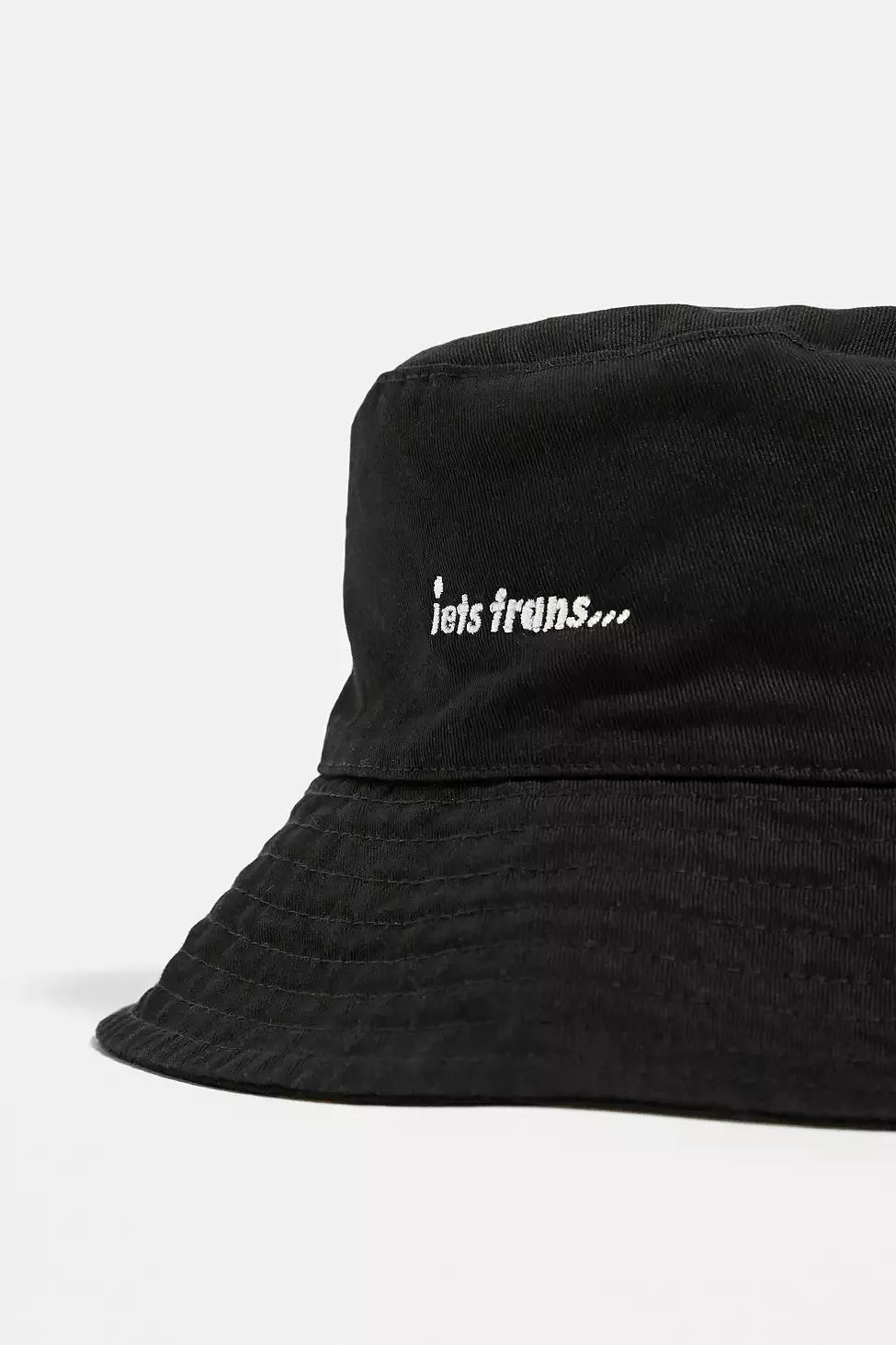 Black iets frans... Washed Bucket Hat, Men, , large image number 1