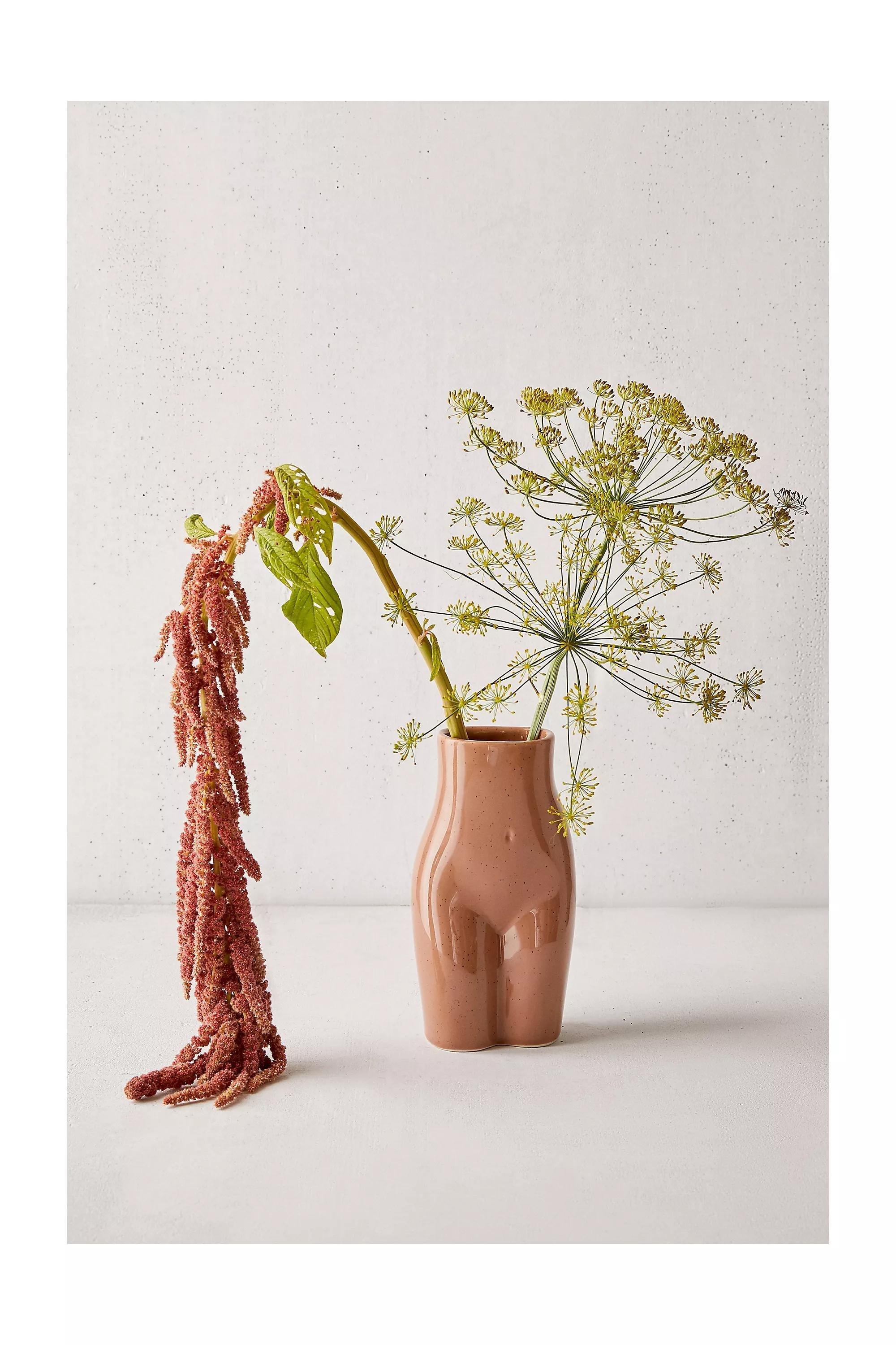 BEIGE Female Form Vase, , large image number 3