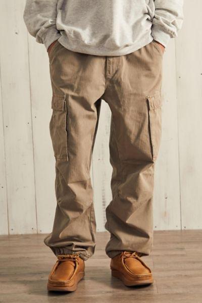 Ivory Bdg Taupe Herringbone Cargo Trousers, , large image number 0