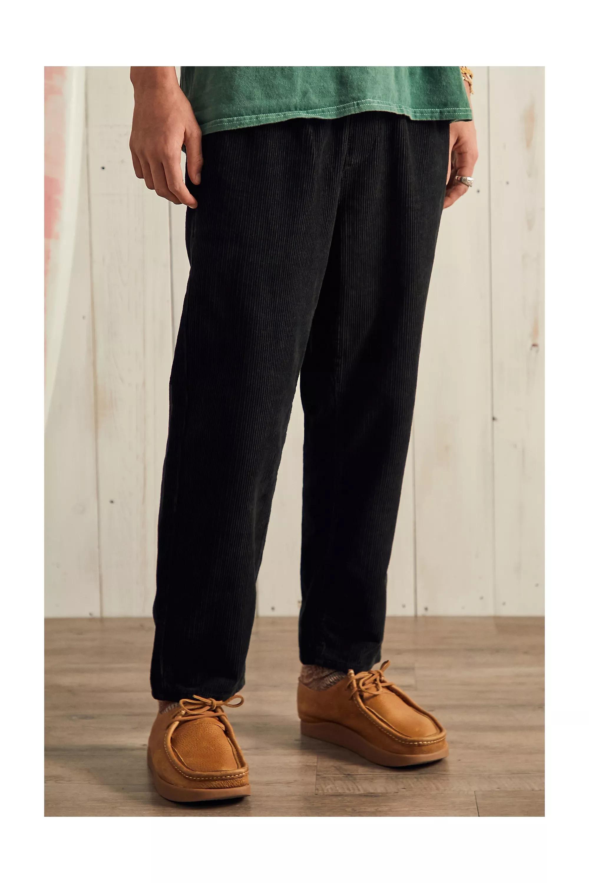 Black Bdg Washed Corduroy Pj Pants, , large image number 0