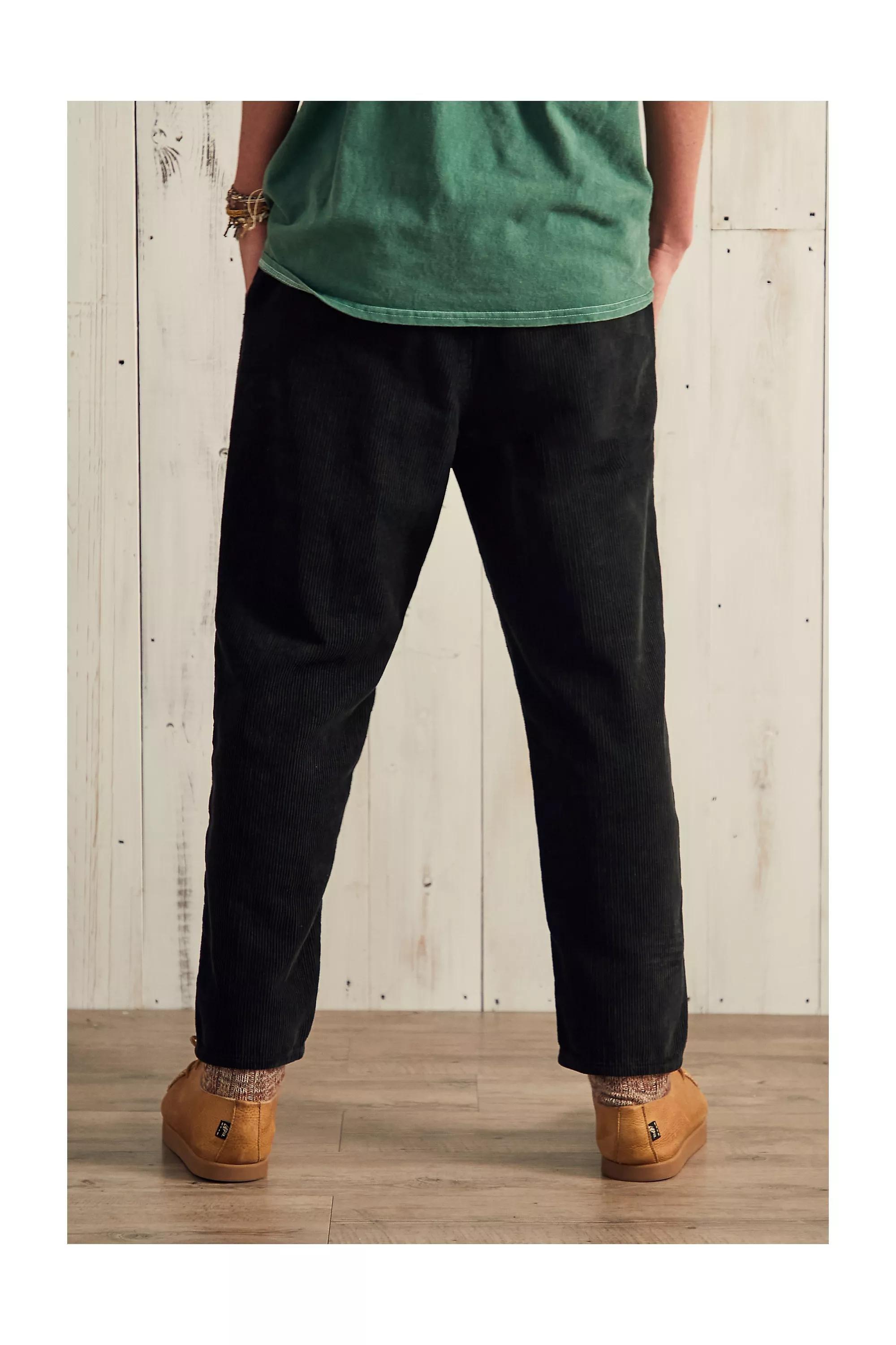 Black Bdg Washed Corduroy Pj Pants, , large image number 2