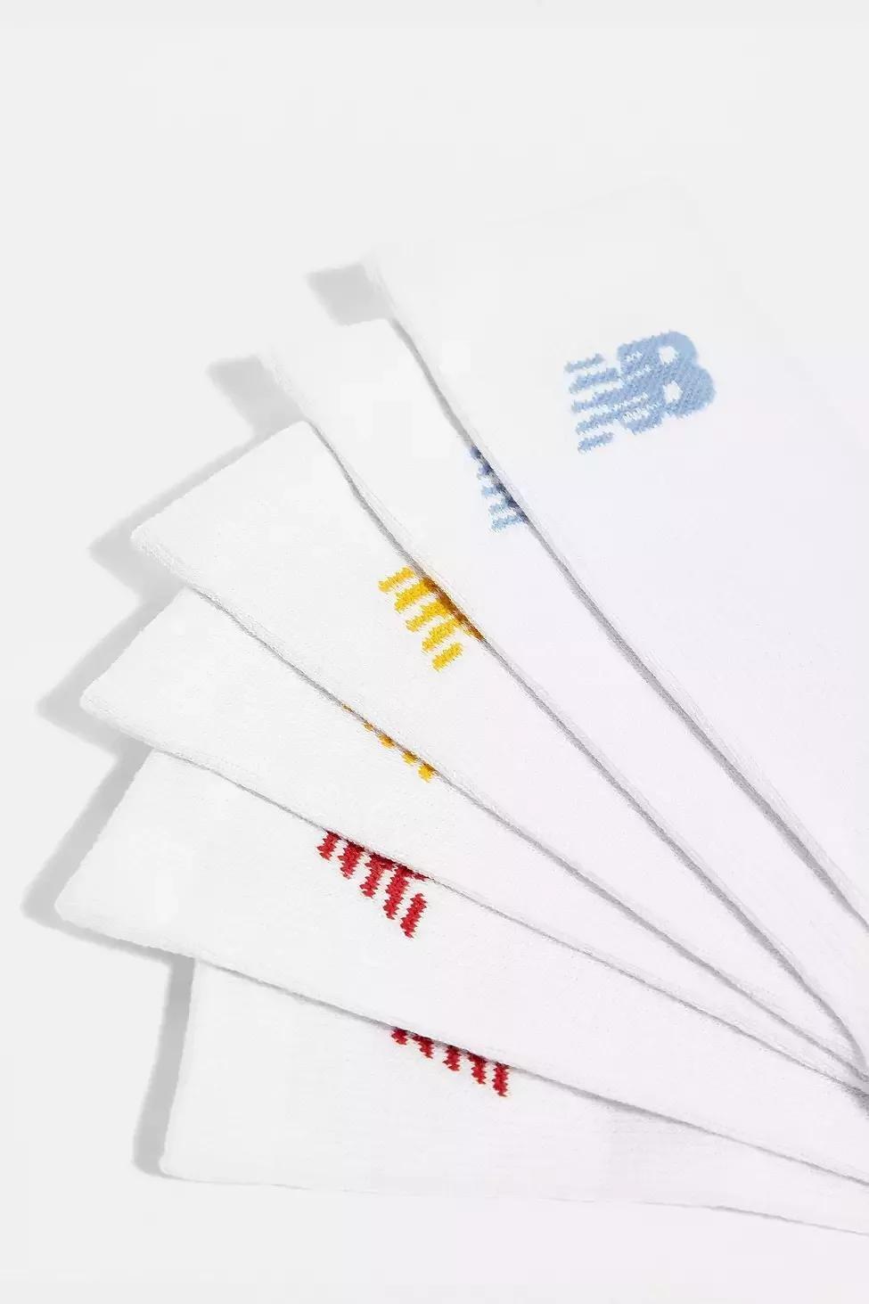 White New Balance Socks 3-Pack, , large image number 0