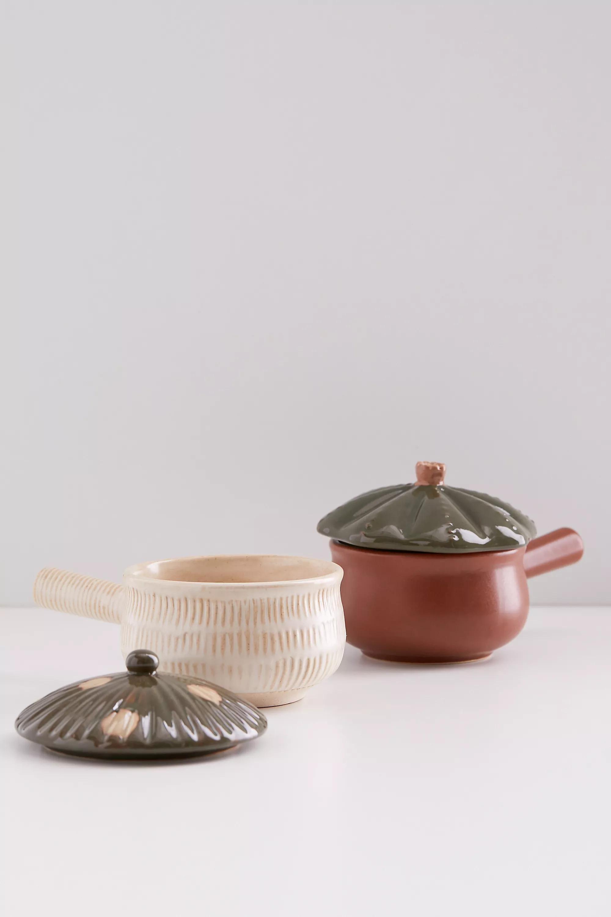 Mushroom Lidded Soup Bowl