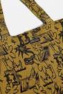 Urban Outfitters - Khaki UO Doodle Print Corduroy Tote Bag