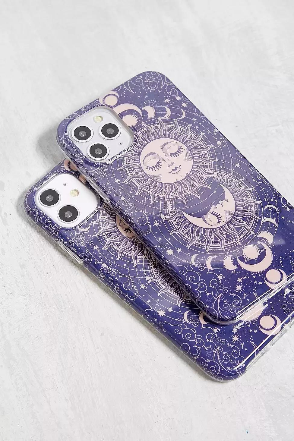 Navy Sun And Moon iPhone 11 Phone Case, , large image number 2