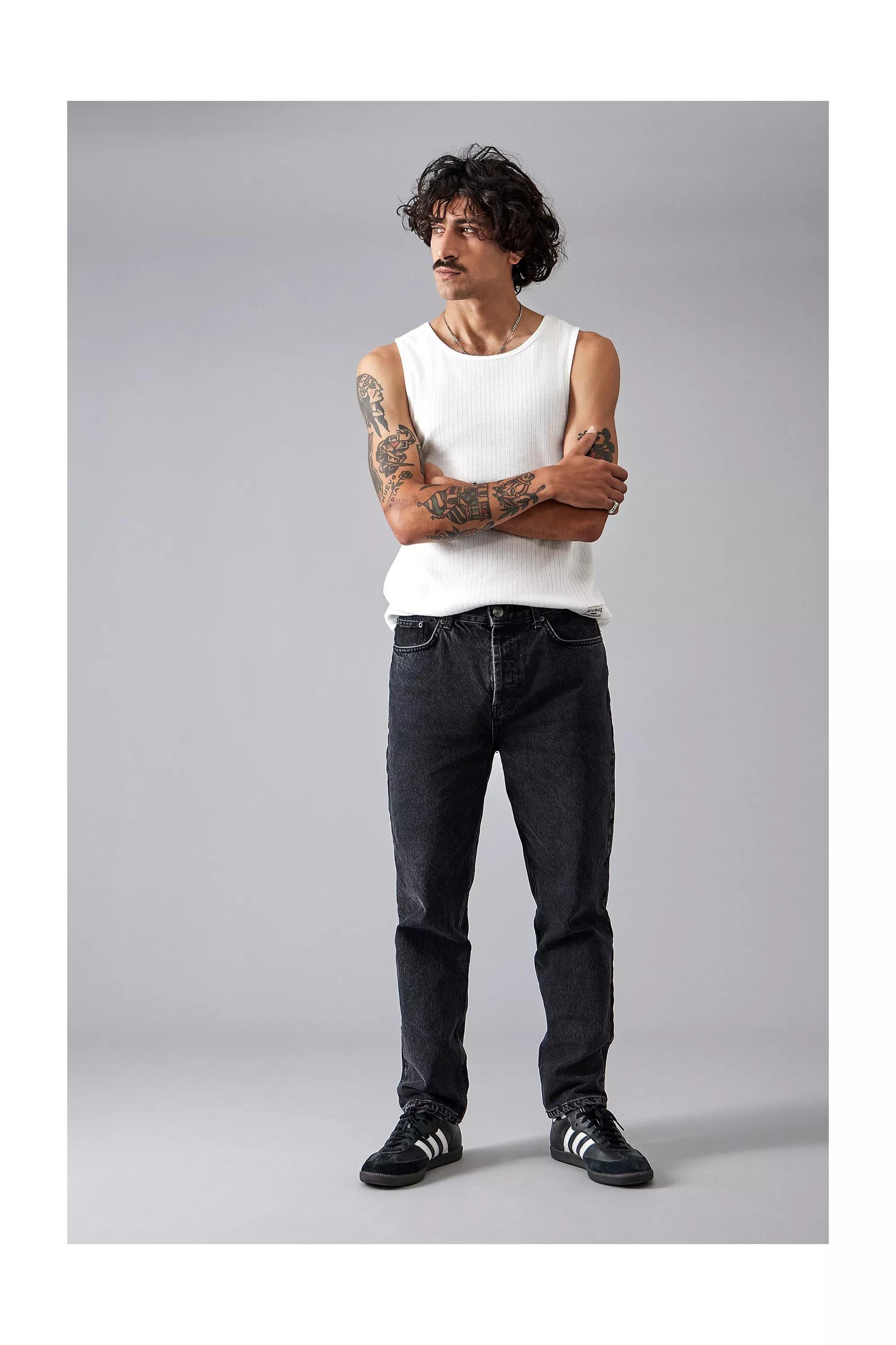 Black Bdg Washed Recycled Dad Jeans, , large image number 0