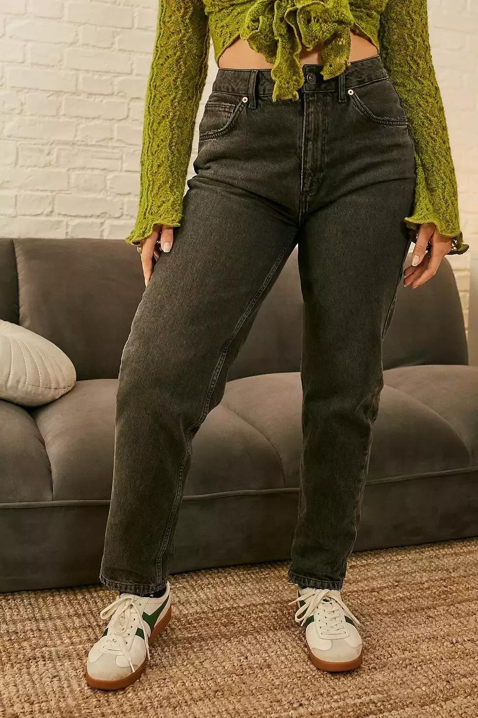 Black Bdg Vintage High-Waist Mom Jeans, , large image number 0