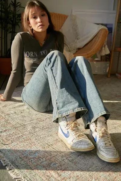 Blue Light Bdg Distressed Flare Cowb, VINTAGE DENIM LIGHT, large image number 8