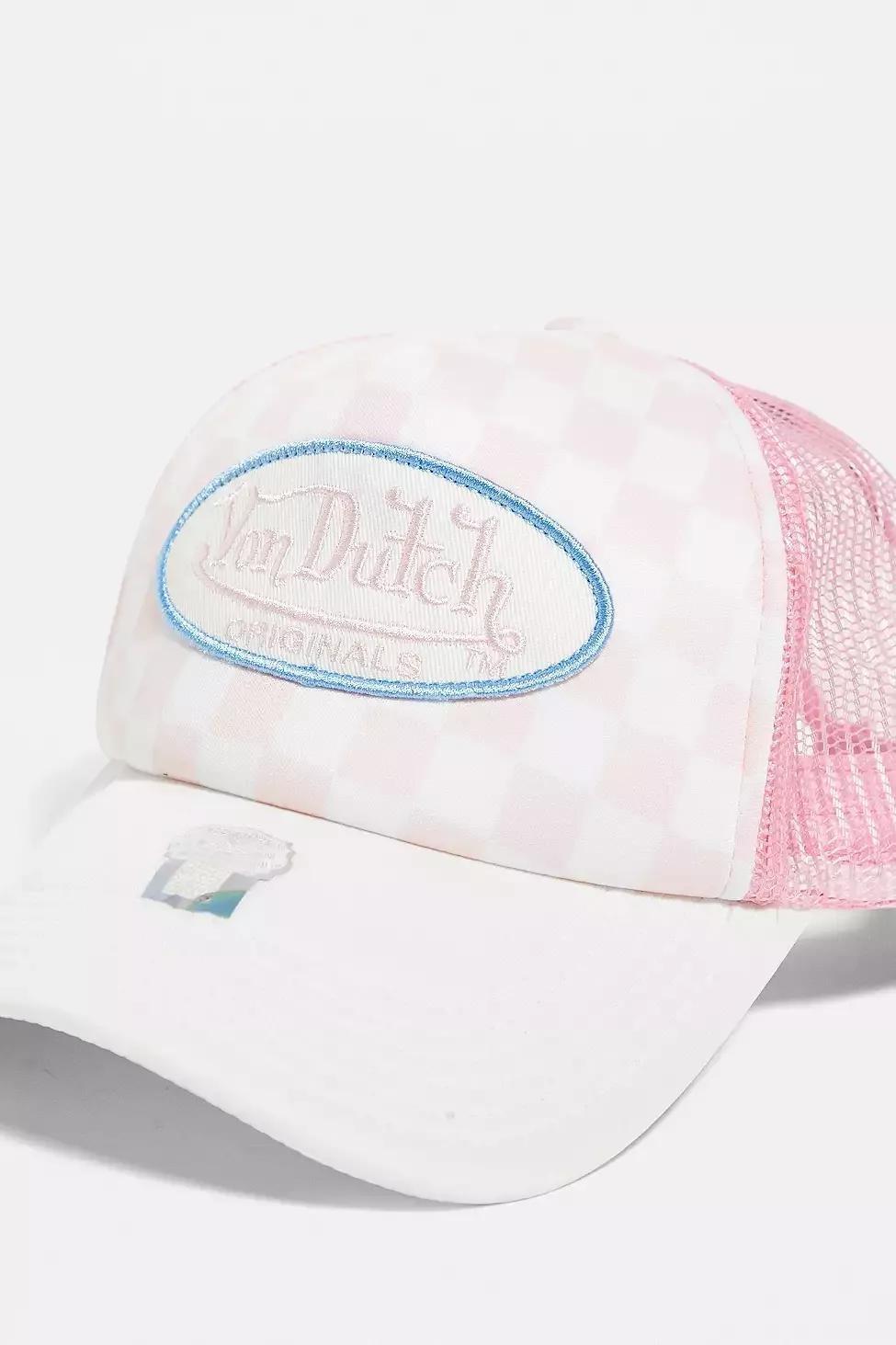 Pink Von Dutch Trucker Tampa Hat, , large image number 0