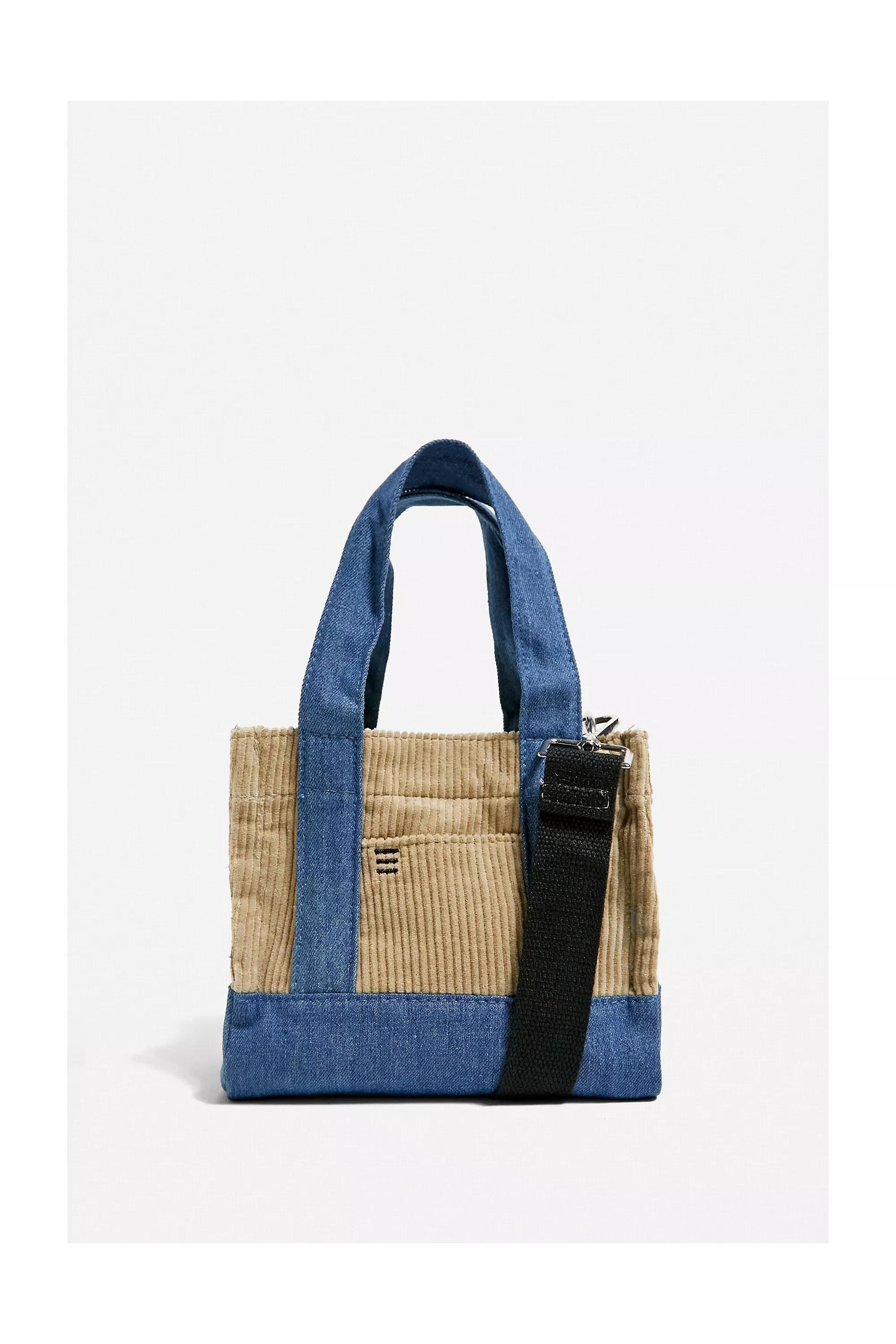 White Uo Canvas Mini Tote Bag, CREME, large image number 2