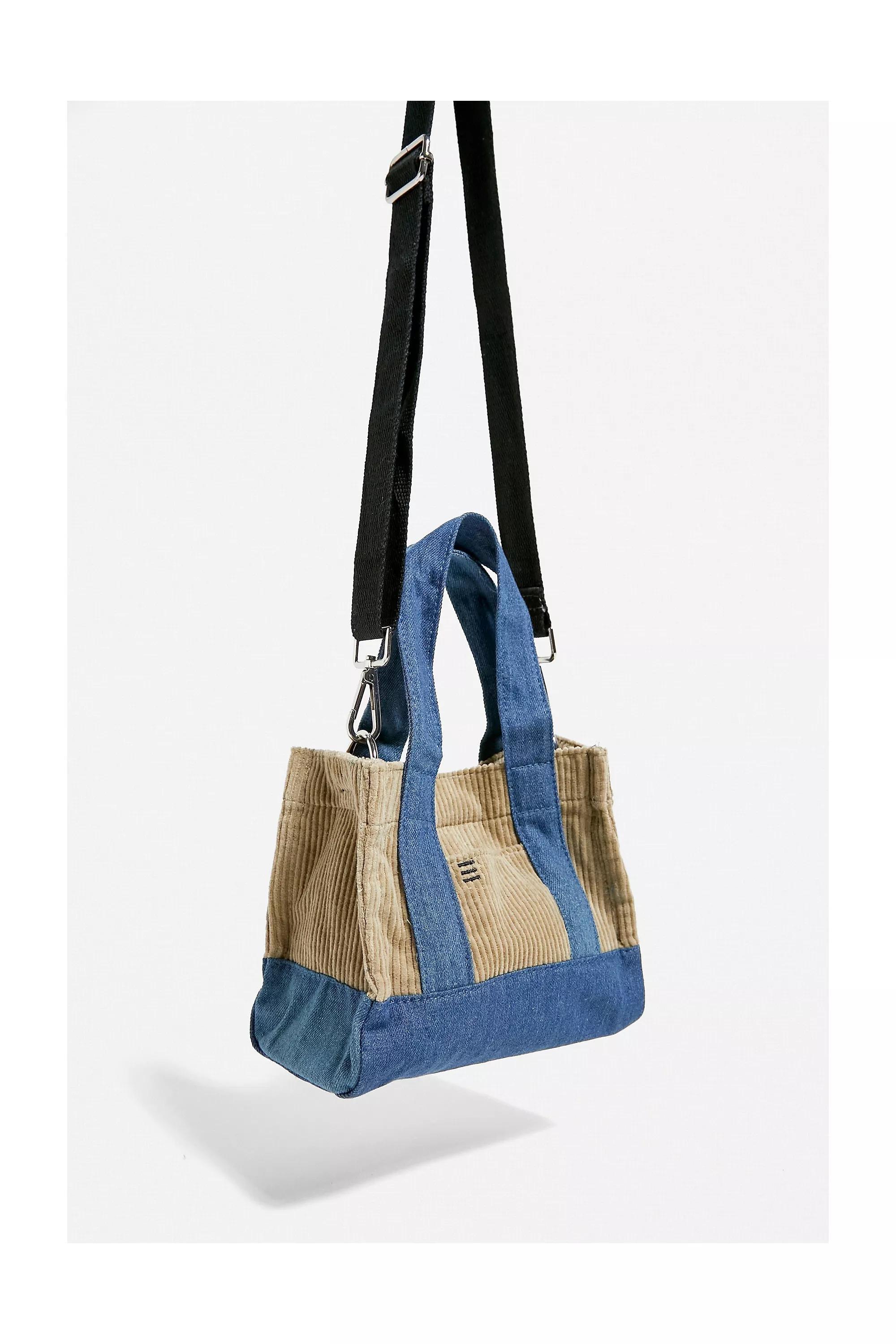 White Uo Canvas Mini Tote Bag, CREME, large image number 4