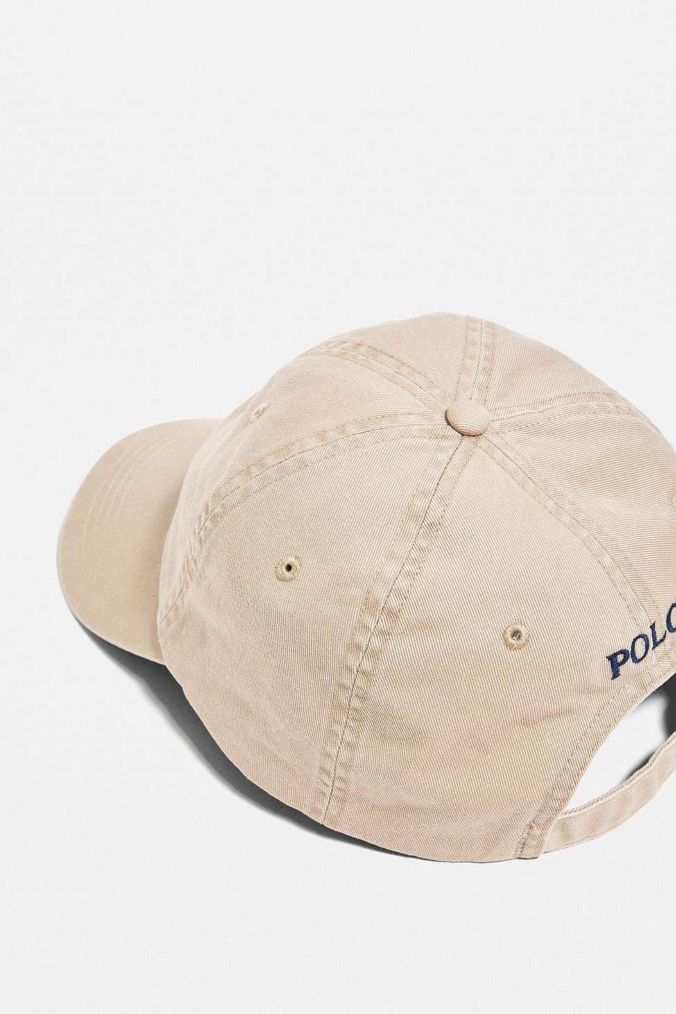 IVRY Polo Ralph Lauren Tan Cotton Cap, , large image number 3