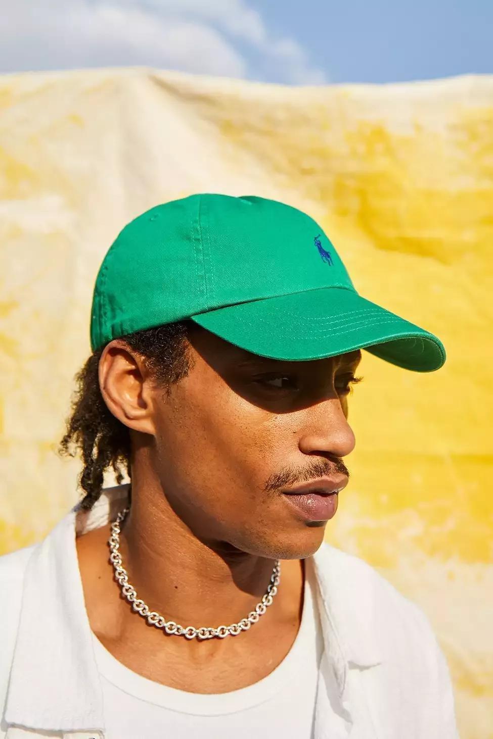 Green Polo Ralph Lauren Twill Cap, , large image number 0