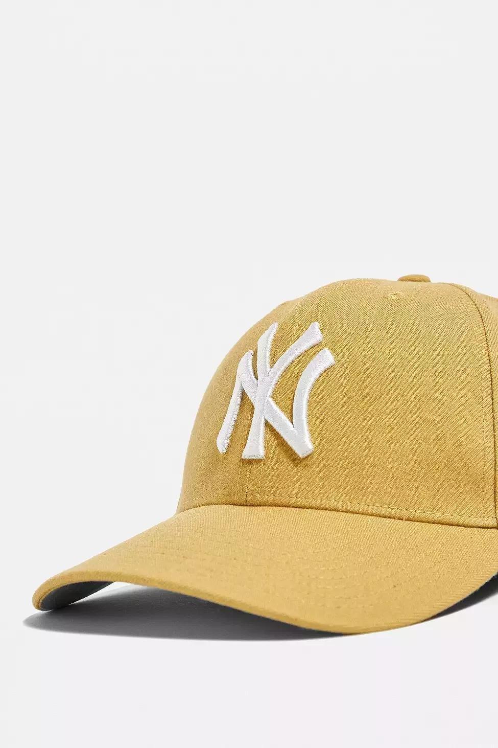 Yellow '47 Brand NY Yankees Snapback Cap, , large image number 2
