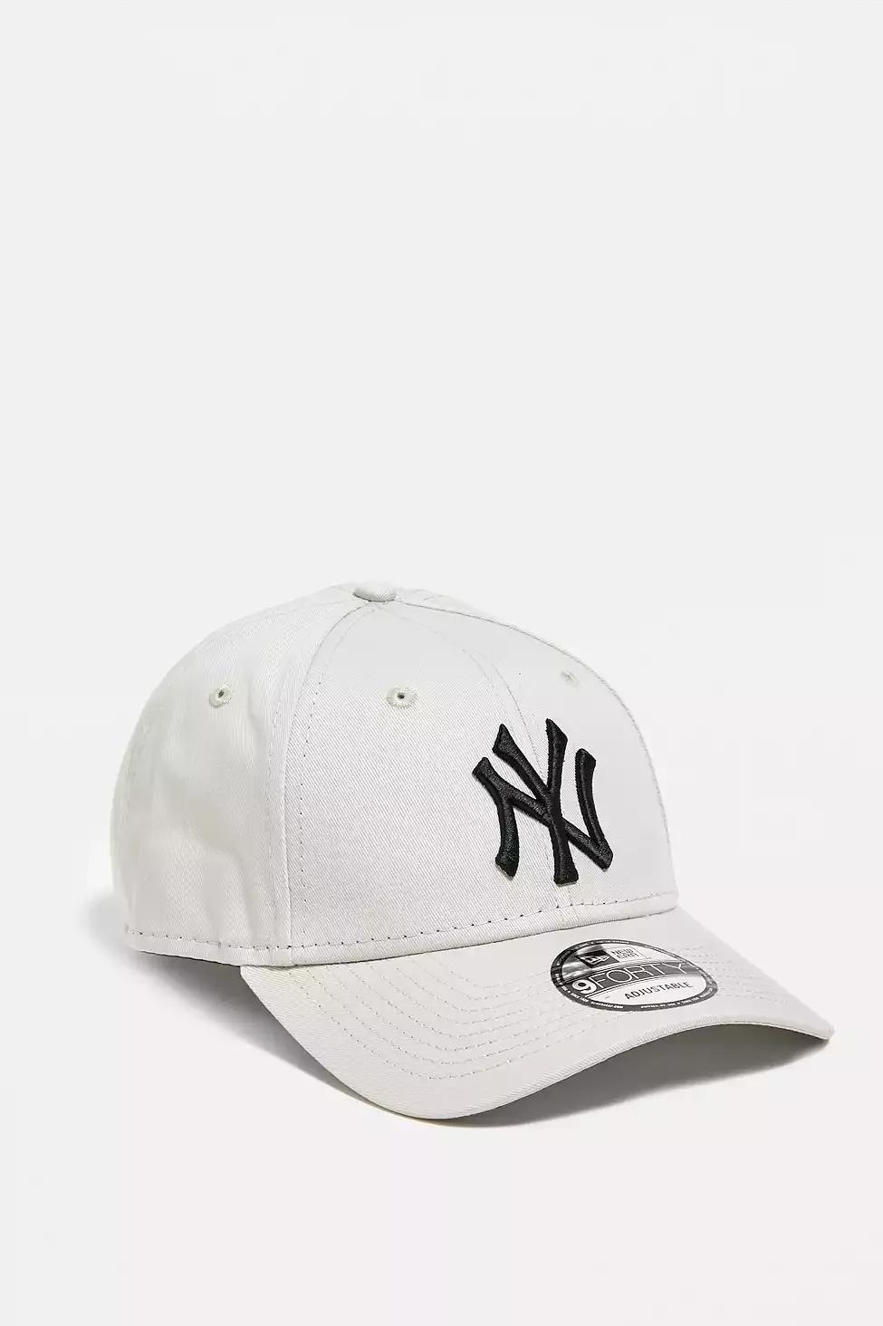 WHT New Era 9FORTY NY Yankees White Baseball Cap, , large image number 1