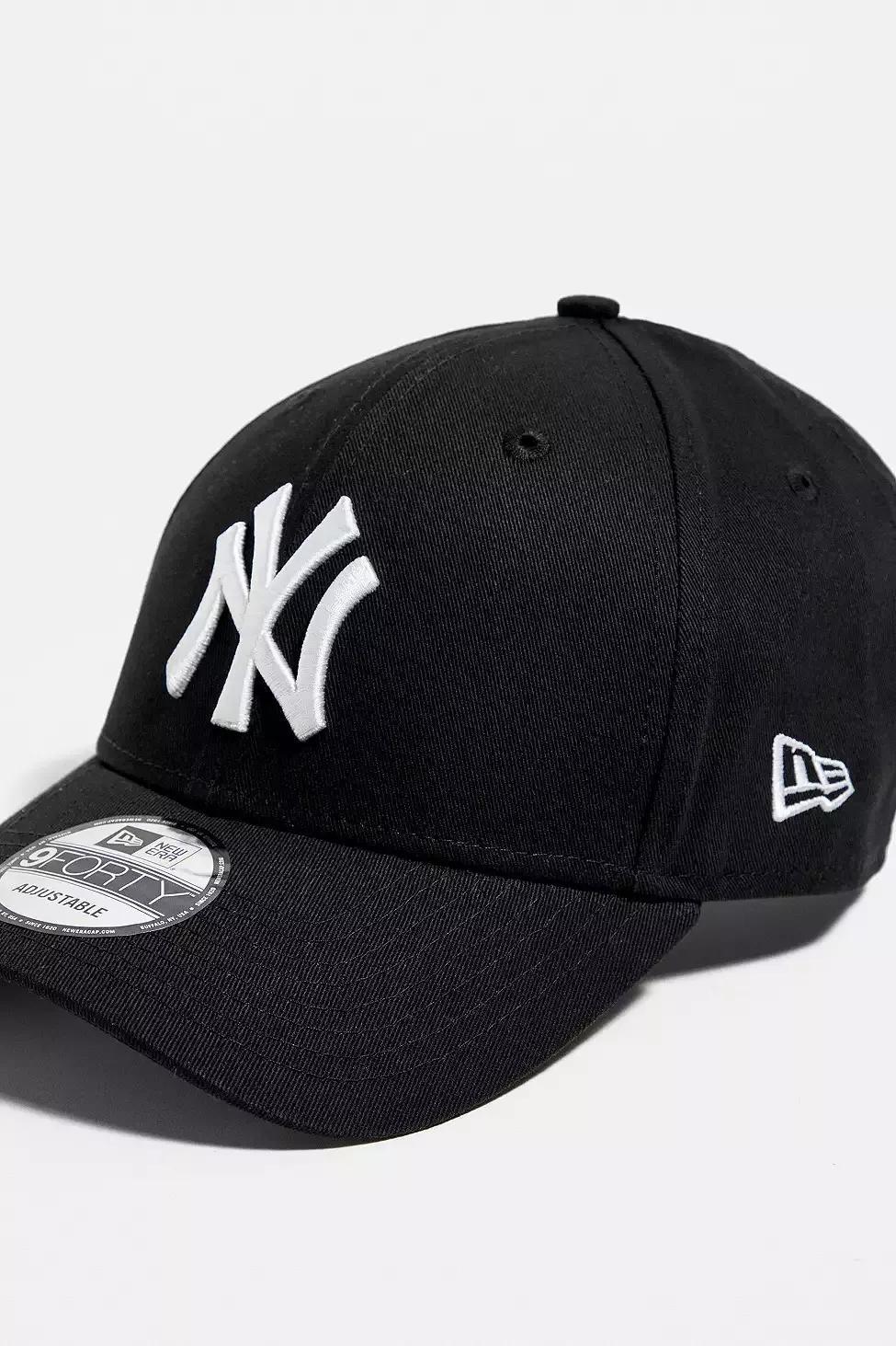 BLK New Era 9FORTY NY Yankees Black Baseball Cap, , large image number 1