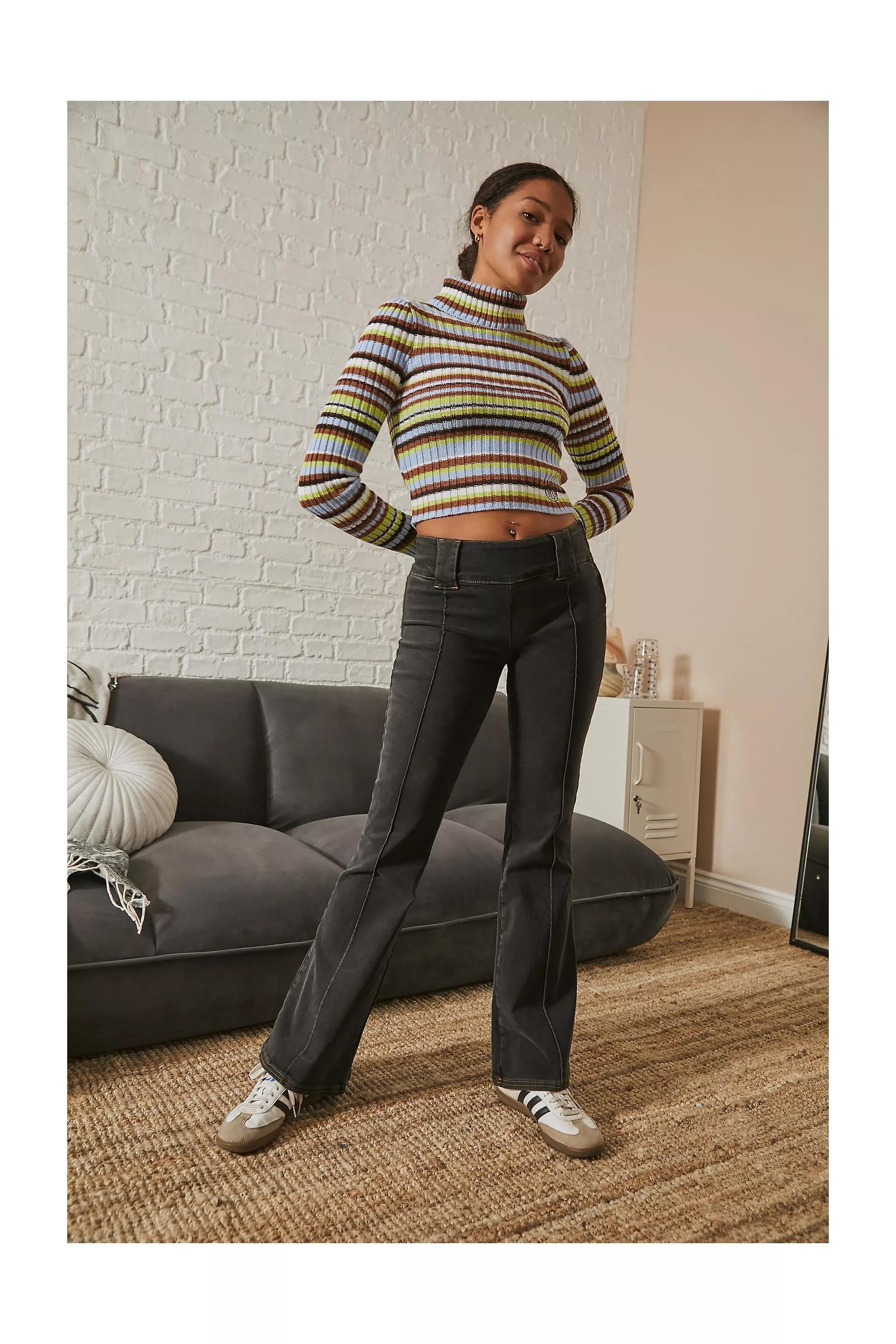 Black Bdg Low-Rise Missy Flare Jeans, , large image number 1