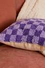 Urban Outfitters - Lilac Checkerboard Tufted Cushion