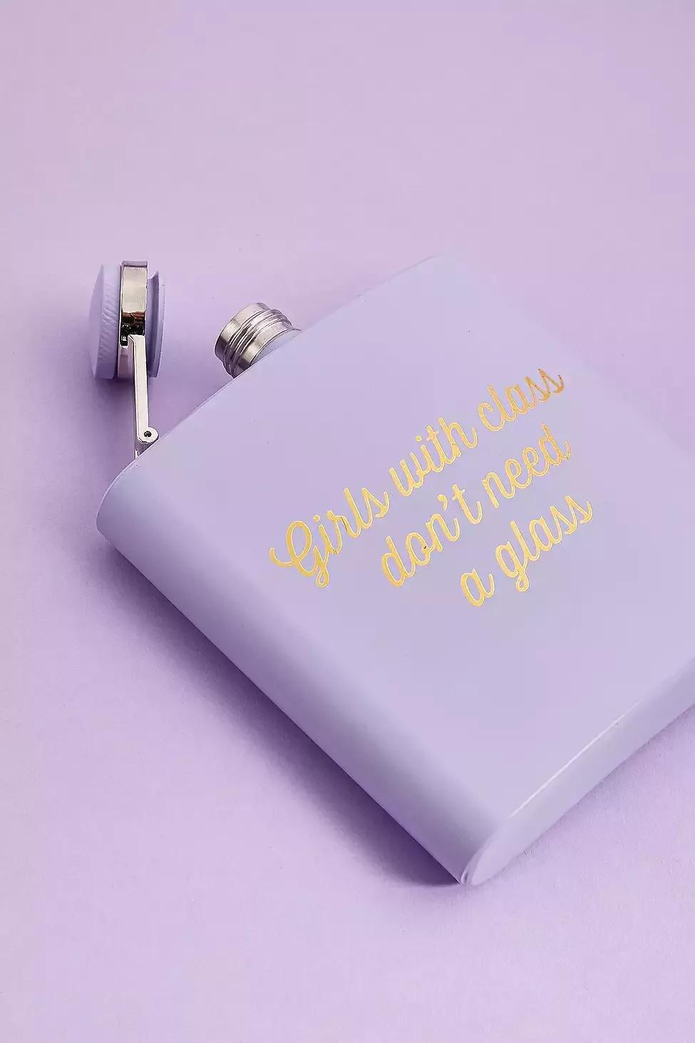 Assorted Girls With Class Don't Need A Glass Hip Flask, , large image number 2