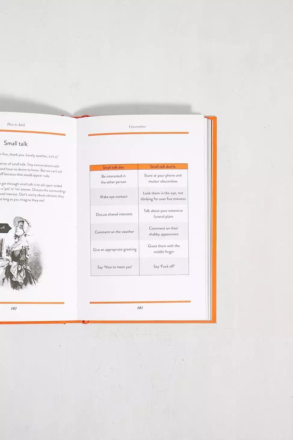 Orange How To Adult By Stephen Wildish Book, , large image number 1