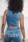 Urban Outfitters - Blue Juicy Couture UO Exclusive Blue Crown Logo Tank Top