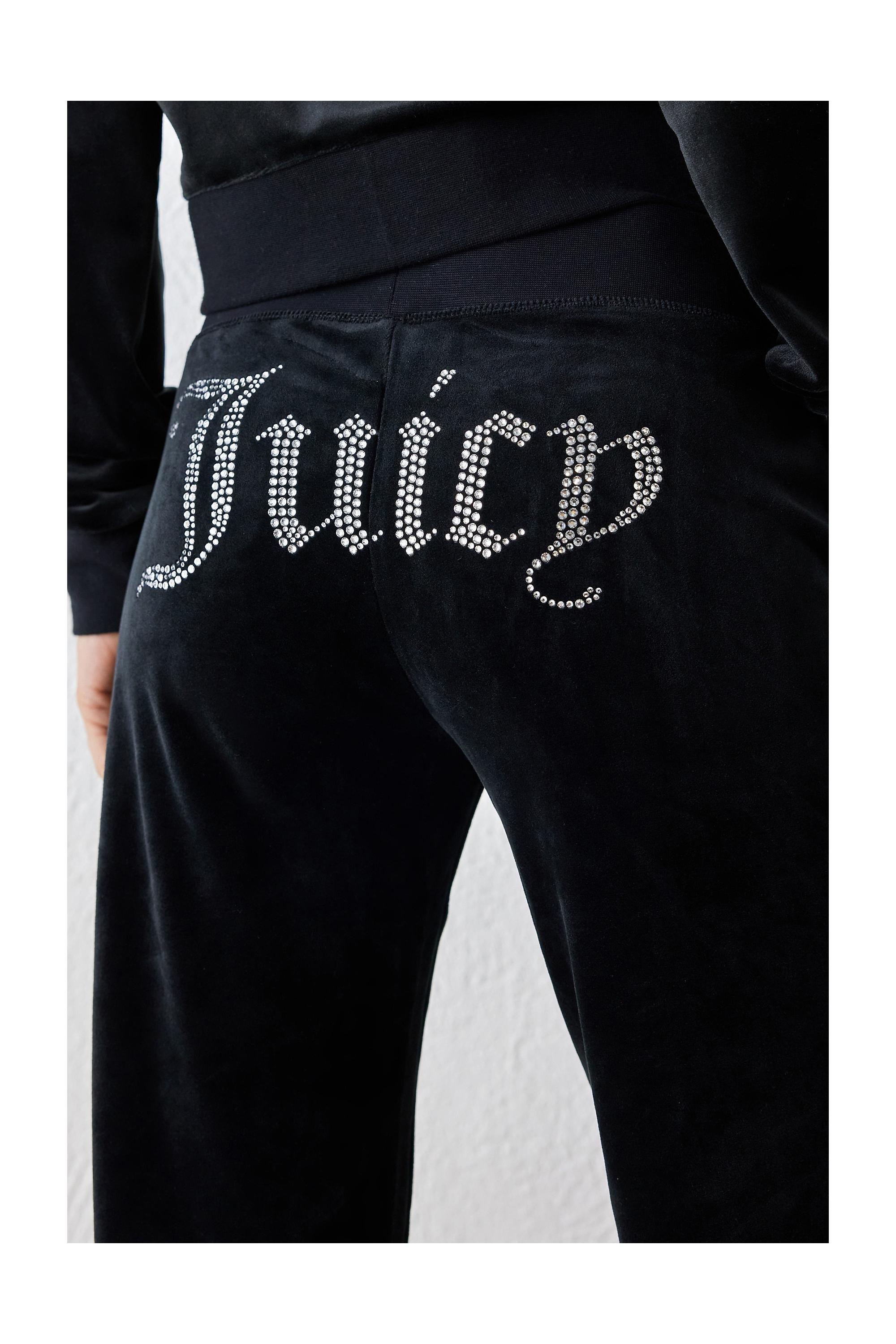 Black Juicy Couture Uo Low Rise Flared Track Pants, , large image number 2