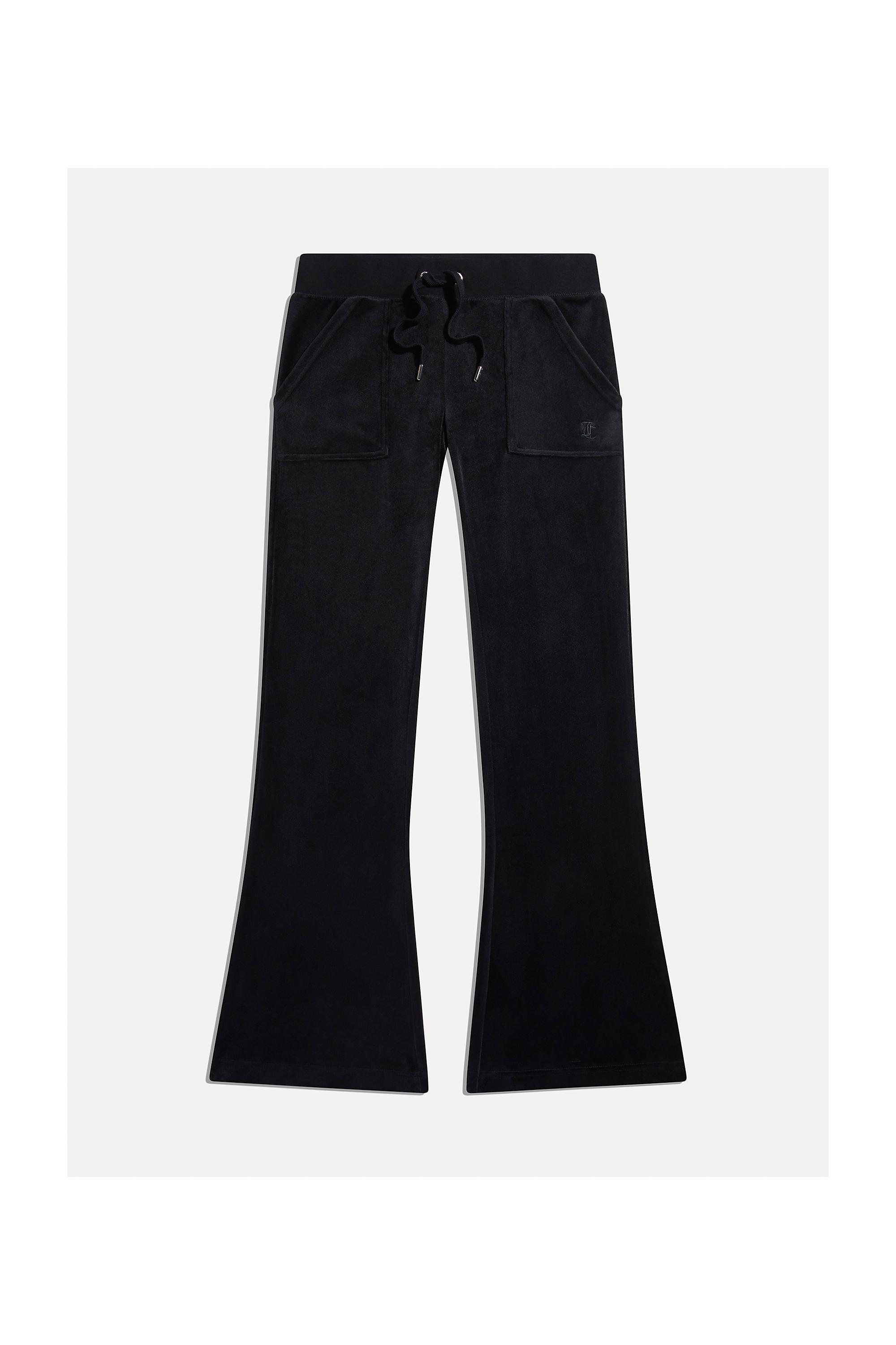 Black Juicy Couture Uo Low Rise Flared Track Pants, , large image number 5