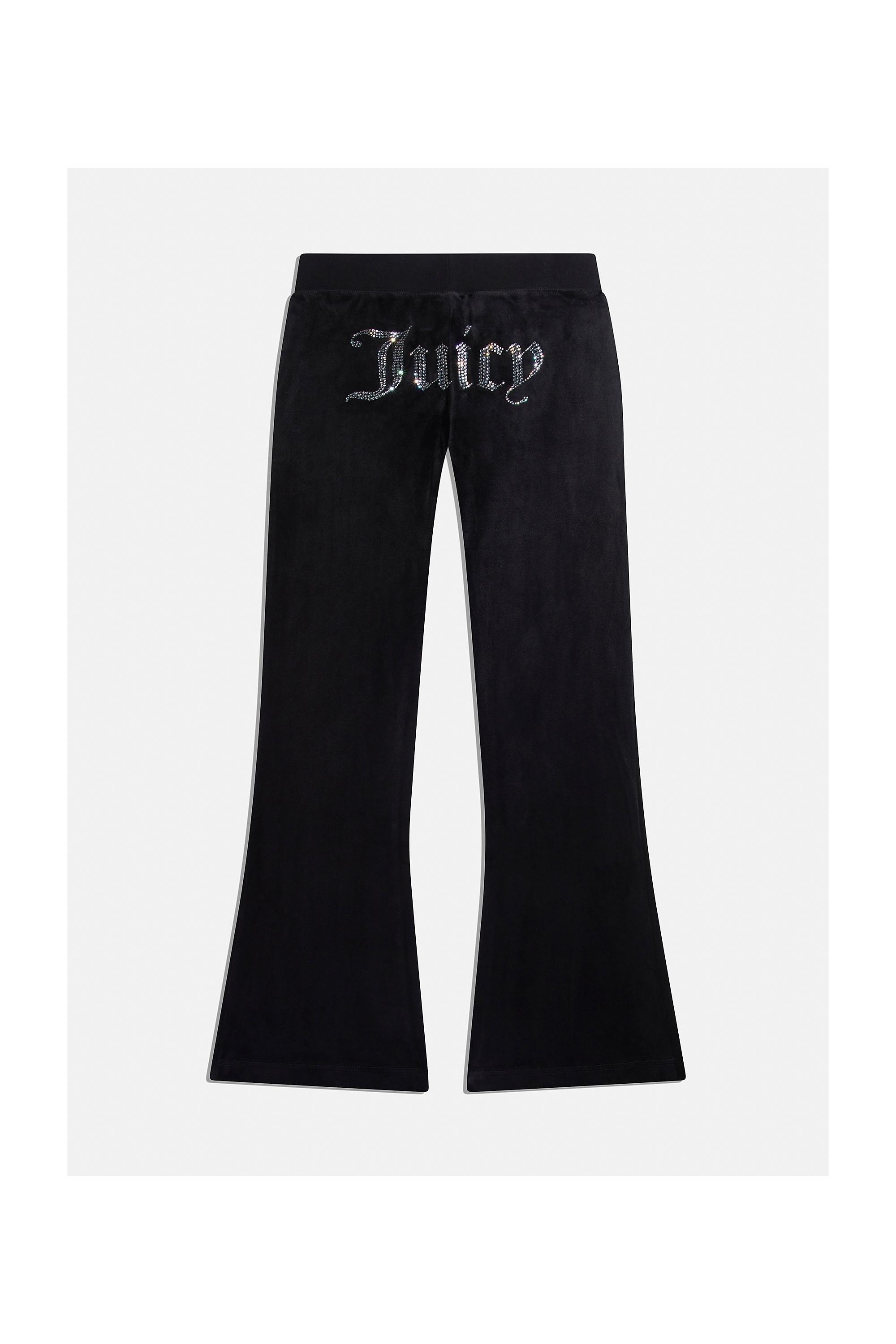 Black Juicy Couture Uo Low Rise Flared Track Pants, , large image number 6