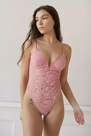 Urban Outfitters - PINK Out From Under Sabina Lace Bodysuit