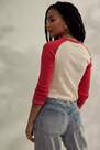 Urban Outfitters - RED UO Cherry Print Raglan T-Shirt