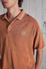 Urban Outfitters - BRN BDG Rust Towelling Polo Shirt
