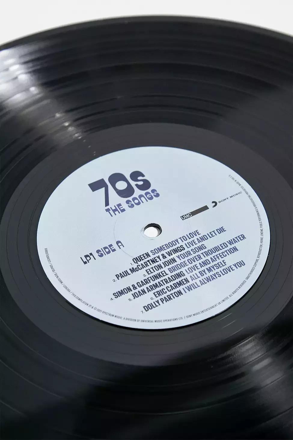Black The 70s  Songs - 2LP, , large image number 1