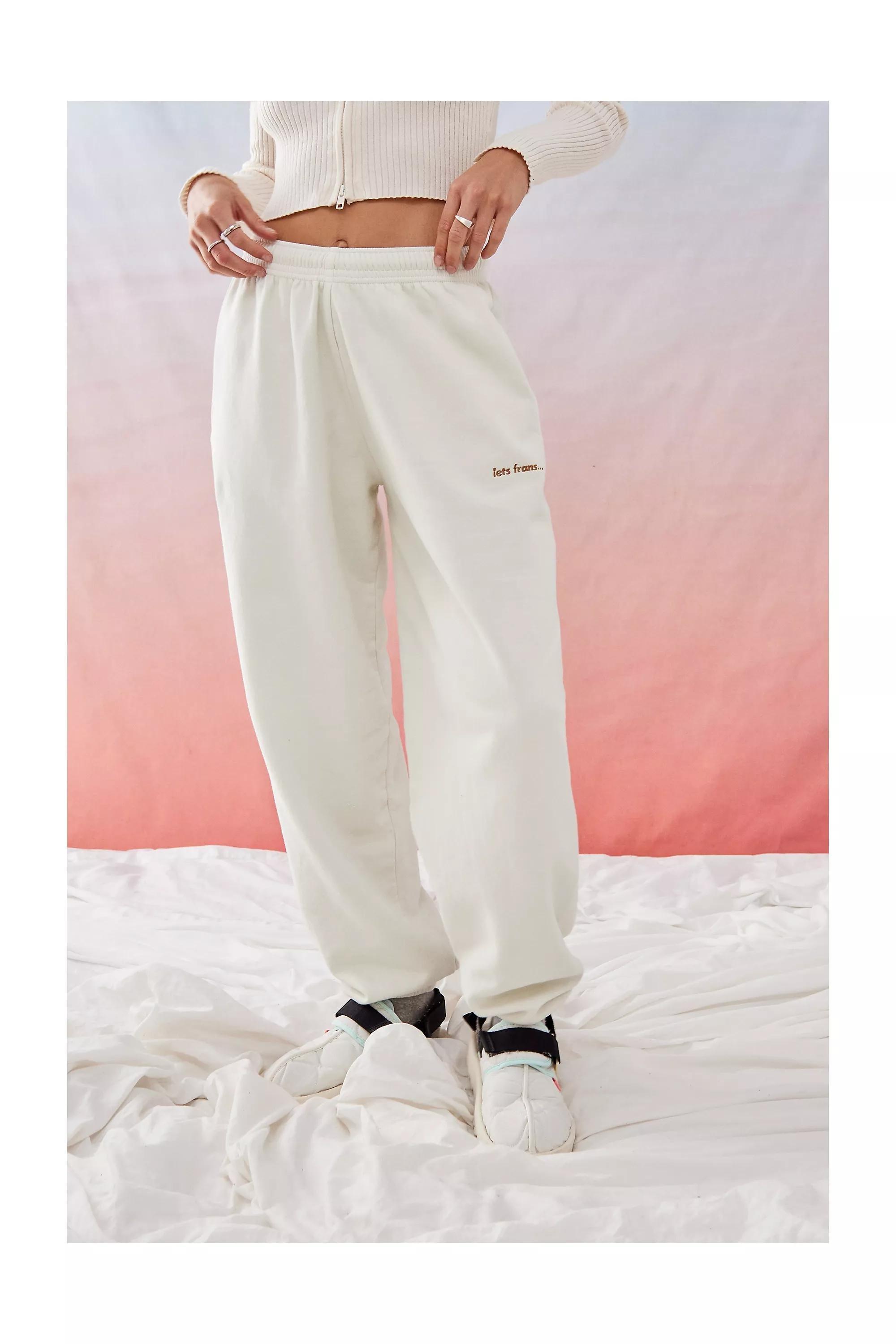 Beige Iets Frans... Cuffed Joggers, , large image number 1