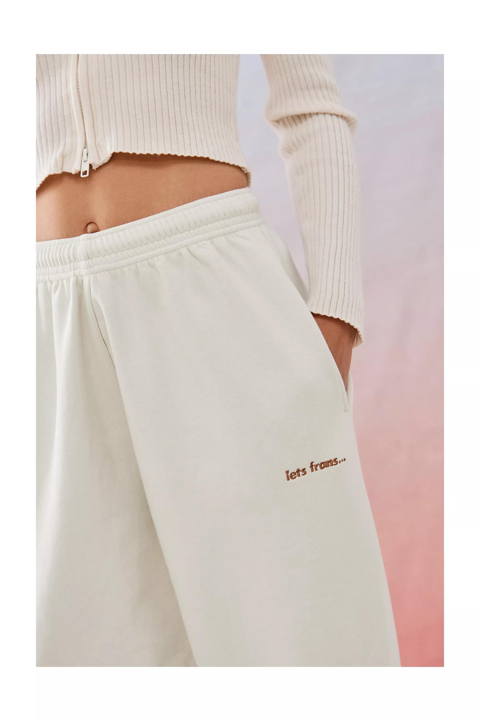 Beige Iets Frans... Cuffed Joggers, , large image number 2