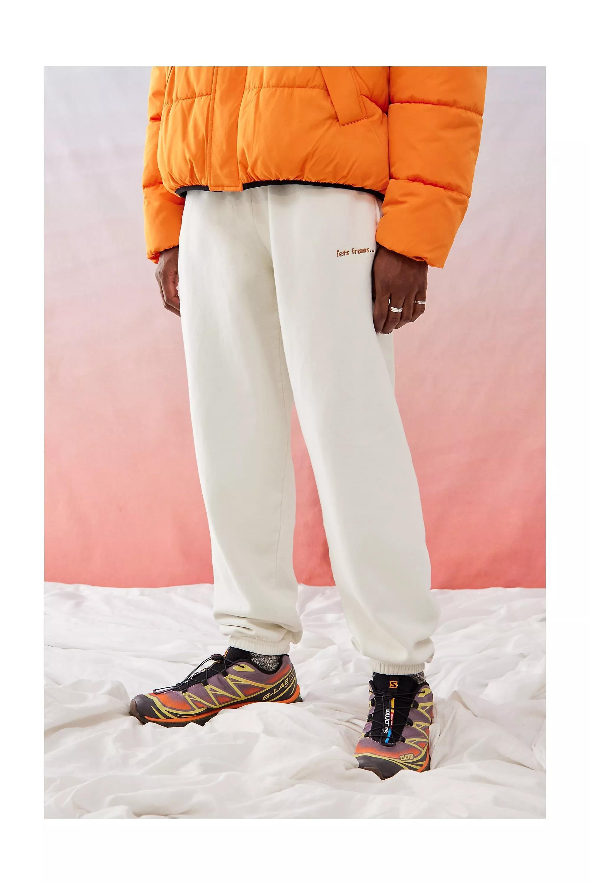 Beige Iets Frans... Cuffed Joggers, , large image number 4