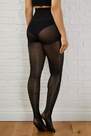Urban Outfitters - Black UO Distorted Check Tights